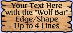 Wolf Bar edge & shape text only